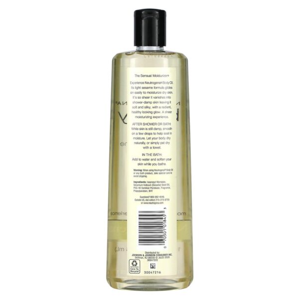 Neutrogena Body Oil, Light Sesame Formula 250ml - Image 2