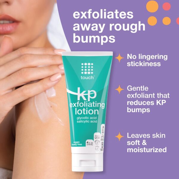 Touch KP Exfoliating Lotion with 12% Glycolic Acid & 2% Salicylic Acid 118ml - Image 2